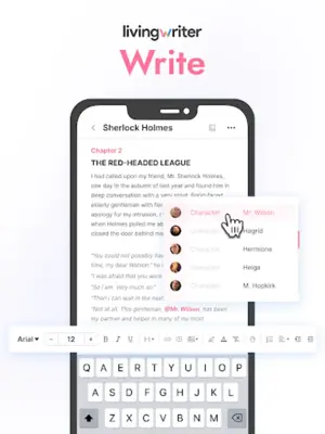 LivingWriter Write Anywhere android App screenshot 2