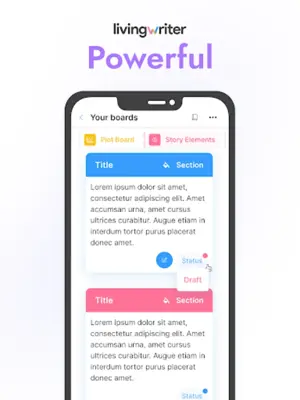 LivingWriter Write Anywhere android App screenshot 3