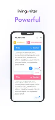 LivingWriter Write Anywhere android App screenshot 8